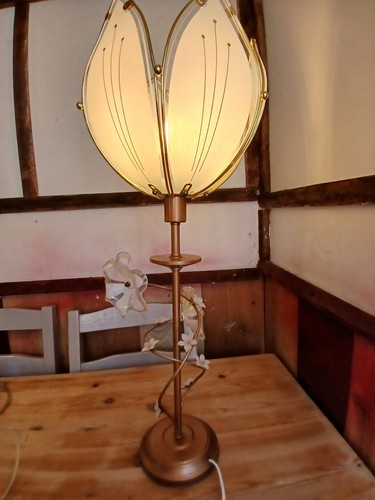 Apple blossom and lotus - and,