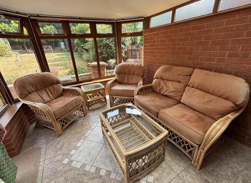Vintage cane conservatory - cane,