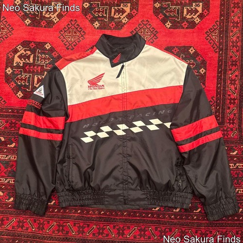 90s honda racing nylon bomber - nylon,