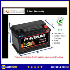 EFB Car Battery 100EFB