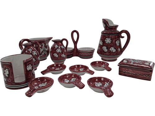 Vintage ceramic tea set - ceramic,