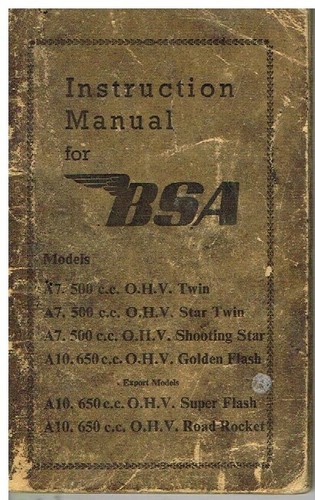 Bsa star twin - bsa, (star