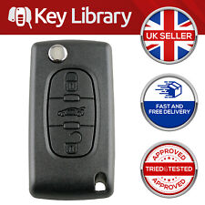 3 Button Remote Flip Car Key Fob Case Shell For Peugeot 407 307 CC 308 SW 207