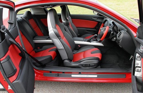 Mazda rx8 black red door - mazda,