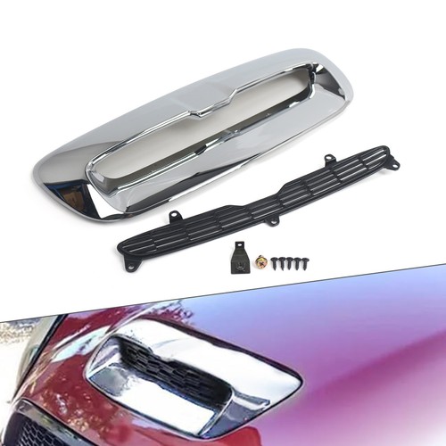 Chrome front hood - front, air
