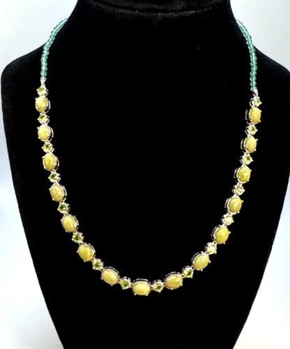 Connemara marble necklace with - marble,