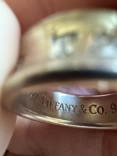 Tiffany & Co. Sterling Silver 1837 Classic Band Ring Size M