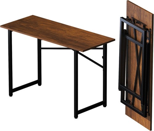 Folding desk 120cm mahogany - mahogany, no