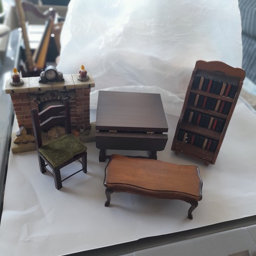 Dolls house furniture - dolls,
