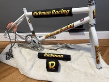 Old School BMX Rickman Racing Pro Frame Forks Sugino Crank Tioga Headset Pads