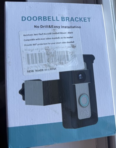 Anti theft video doorbell - video,