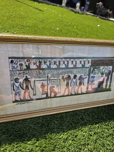 Egyptian wall hanging - hanging, art