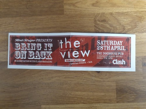 The view ticket stub doghouse - the,