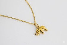 14k, 10k Solid Gold Elephant