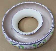POOLE POTTERY Posy Ring Floral Design 21 cm Diameter