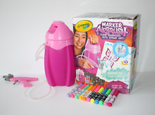 Crayola Marker Airbrush Pink Spray Art Set Washable Pens.