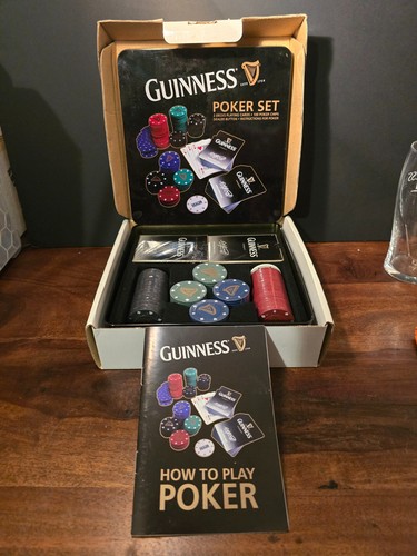 Guinness poker set and texas - poker,