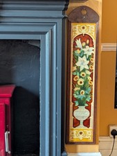 Decorative Vintage Ceramic Fireplace Hanging Decoration 90 x 20 cm