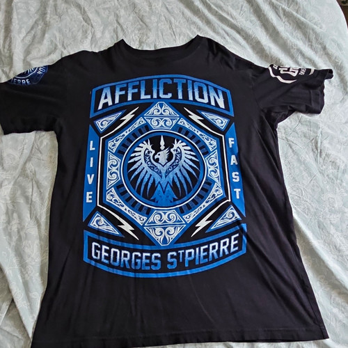 Affliction men black blue - affliction,