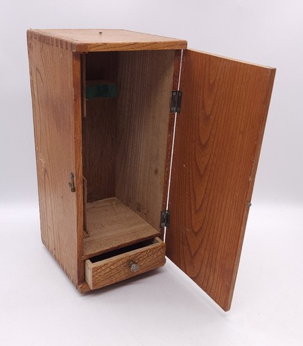 Vintage wooden microscope - wooden, box