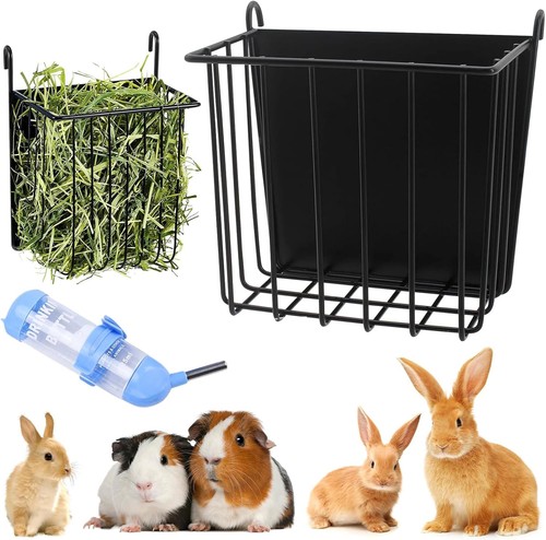 Rabbit hay feeder metal - hay,