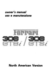 Ferrari 308 GTBi 308 GTSi US