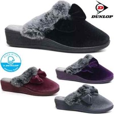 Ladies Wedge Slippers DUNLOP