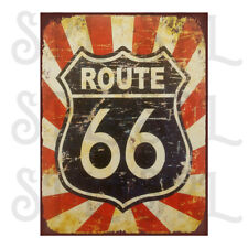 Route 66 Retro style metal tin