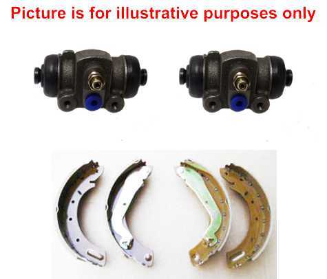 Rear brake shoes set - rear,