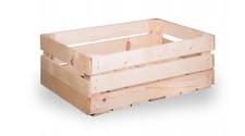 Wooden Crate - Unpainted Pine