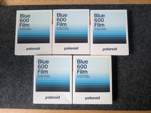 Polaroid reclaimed blue - film,