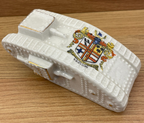 Crested china ww1 tank - crested, by