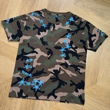 Valentino + Zandra Rhodes Camouflage-Print Cotton-Jersey T-Shirt Men’s Size XL