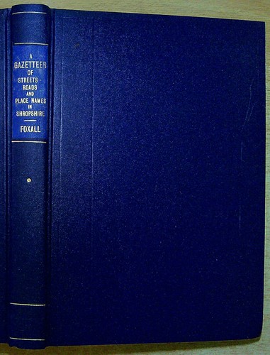 Foxall a gazetteer of - gazetteer,