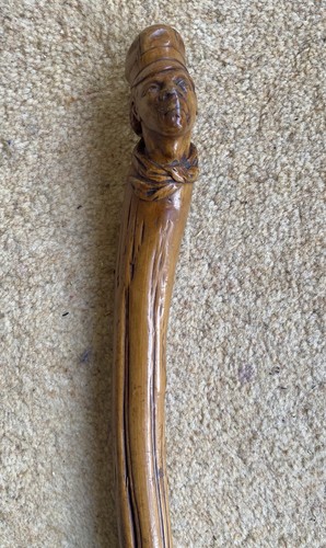 Antique wooden walking - antique, stick