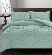 Zara Embossed Duvet Cover Set Pillowcases Polyester Luxury Bedding Gift