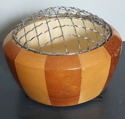 Wood rose posy bowl - , with