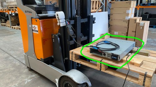 Fork lift truck battery - fork,