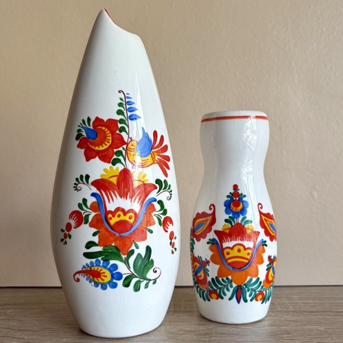 Vintage floral folk art - folk,
