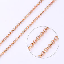 9ct 9k Rose Gold Plated Rolled