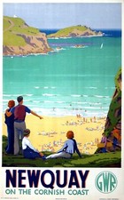 Newquay Cornwall TRAVEL retro