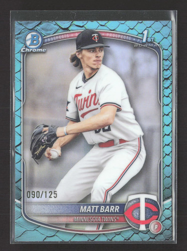 2025 bowman chrome matt barr - 2025,