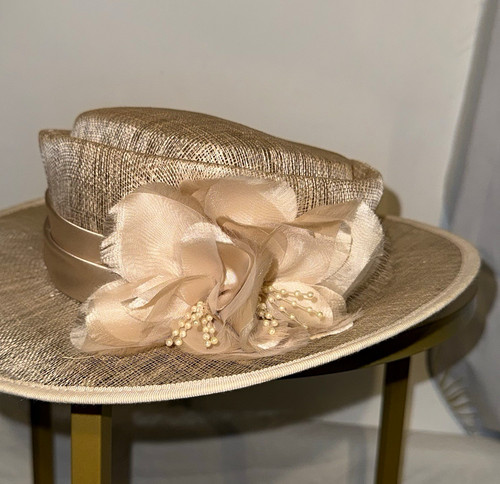 Bhs beige straw brimmed - beige, formal