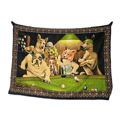 Vintage retro dogs playing - vintage,