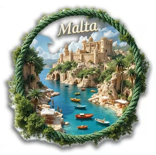 Fridge magnet malta - magnet, themed