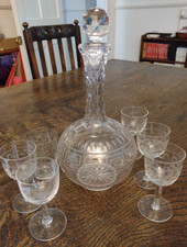 Vintage Antique Cut Glass