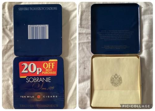 Sobranie cigar tin - cigar, (empty)