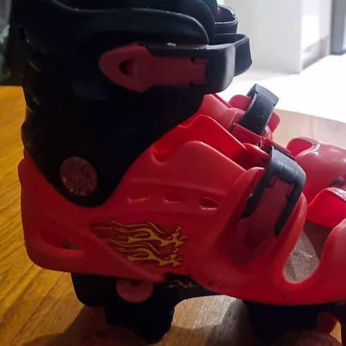 Men inline skates - men's, red/black