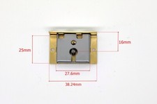 Brass box lock set - lock,