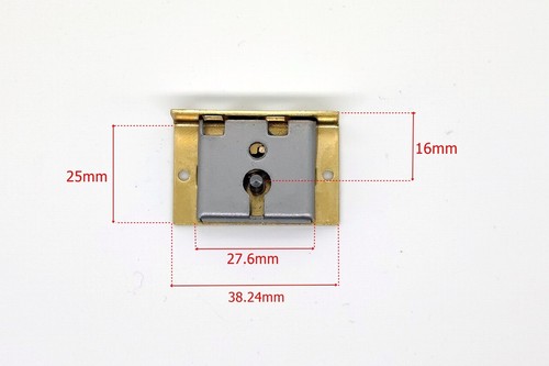 Brass box lock set top - box,